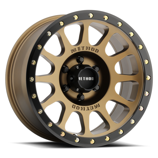 Method 305 18x9 6x139.7 (6x5.5) -12mm NV Method Bronze - Matte Black Lip MR30589060912N
