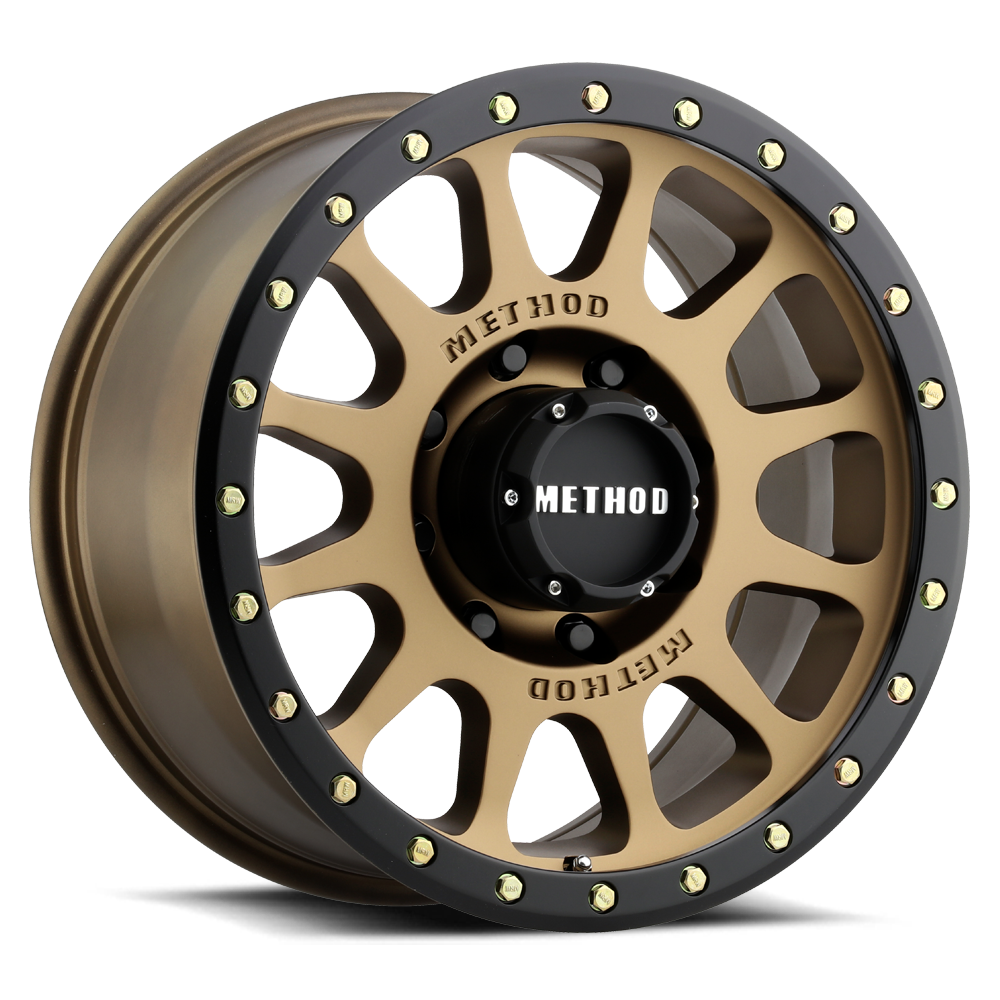 Method 305 20x9 8x165.1 (8x6.5) 18mm NV Method Bronze - Matte Black Lip MR30529080918