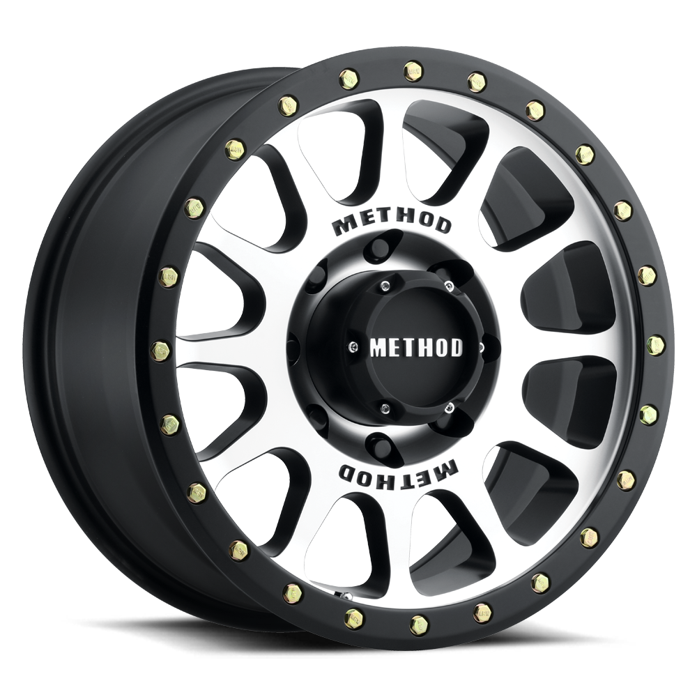 Method 305 17x8.5 8x165.1 (8x6.5) 0mm NV Machined - Matte Black Lip MR30578580300