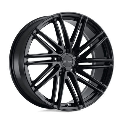 Petrol P1C 19X8 40 5X112/5X112 GLOSS BLACK