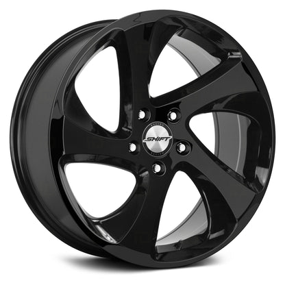SHIFT H22 STRUT 17X8 35MM 5X114.3 ALL GLOSS BLACK | H22751435GB