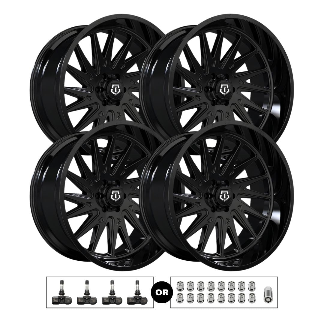 TIS 547B 20x10 -25 6x139.7 4pcs | Fits RAM 1500 | Free TPMS Sensors or Lug Nuts