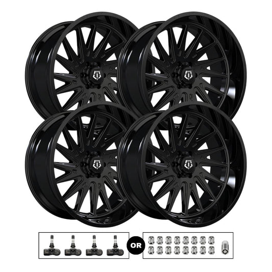 TIS 547B 20x10 -25 6x139.7 4pcs | Fits Toyota Tundra | Free TPMS Sensors or Lug Nuts