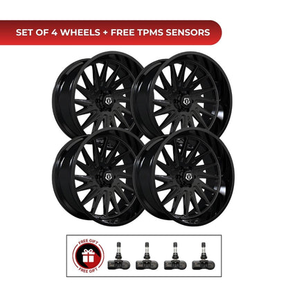 TIS 547B 20x10 -25 6x139.7 4pcs | Fits RAM 1500 | Free TPMS Sensors or Lug Nuts