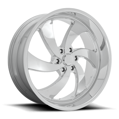 US MAG 1PC U132 DESPERADO 24X9 25 6X139.7 CHROME C-BORE 78.1