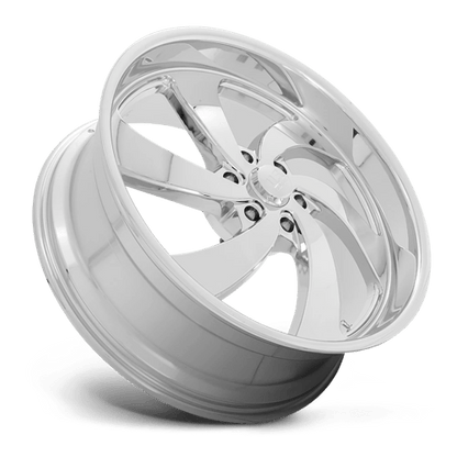 US MAG 1PC U132 DESPERADO 24X9 25 6X139.7 CHROME C-BORE 78.1