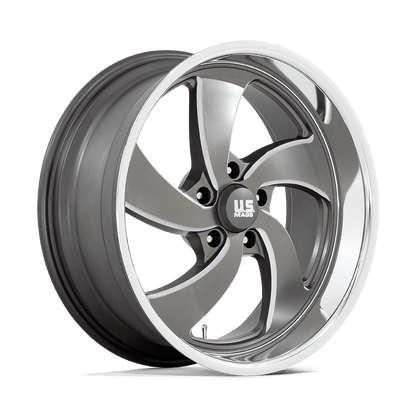 US MAG 1PC U133 DESPERADO 20X9.5 1 5X120.65 ANTHRACITE MILLED DIAMOND CUT MILLED C-BORE 72.56