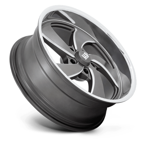 US MAG 1PC U133 DESPERADO 20X9.5 1 5X120.65 ANTHRACITE MILLED DIAMOND CUT MILLED C-BORE 72.56