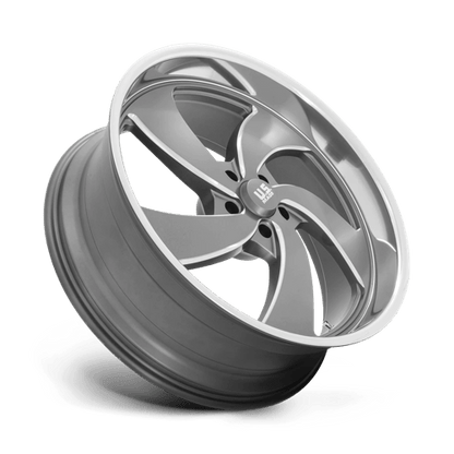 US MAG 1PC U133 DESPERADO 24X9 1 5X120.65 ANTHRACITE MILLED DIAMOND CUT MILLED C-BORE 72.56