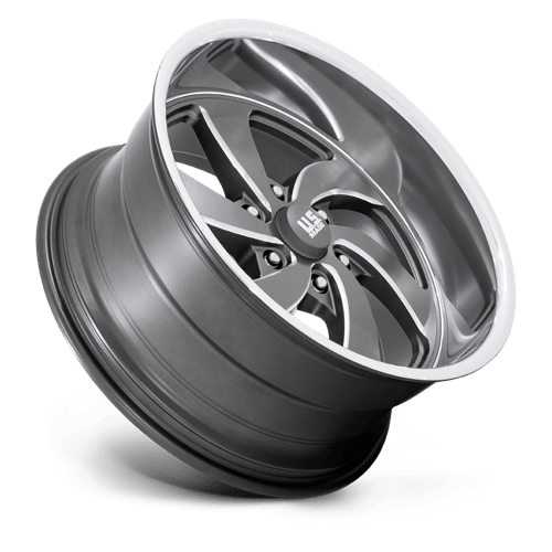 US MAG 1PC U133 DESPERADO 20X8 1 6X139.7 ANTHRACITE MILLED DIAMOND CUT MILLED C-BORE 90.7