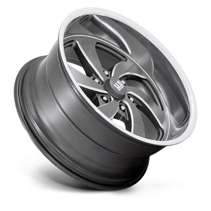 US MAG 1PC U133 DESPERADO 20X9.5 1 6X139.7 ANTHRACITE MILLED DIAMOND CUT MILLED