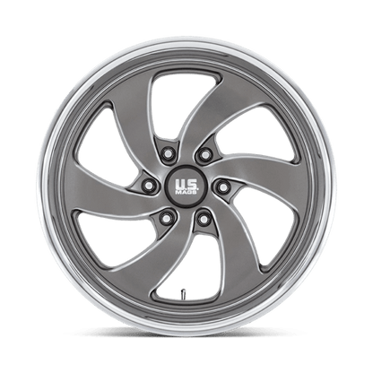 US MAG 1PC U133 DESPERADO 20X8 1 6X139.7 ANTHRACITE MILLED DIAMOND CUT MILLED C-BORE 90.7