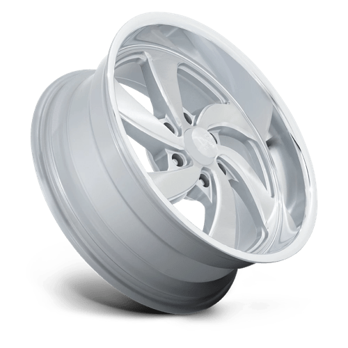 US MAG 1PC U134 DESPERADO 20X8 1 6X139.7 SILVER BRUSHED FACE MILLED DIAMOND CUT MILLED C-BORE 90.7