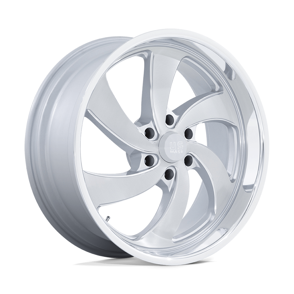 Us Mag 1Pc U134 DESPERADO - 22x10 25mm 6x139.7 SILVER BRUSH FACE MILL DC-LIP Wheel | U134220077+25R
