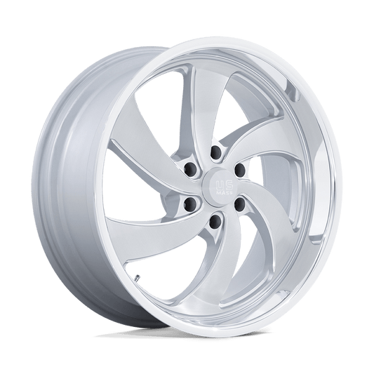 Us Mag 1Pc U134 DESPERADO - 22x9 25mm 6x139.7 SILVER BRUSH FACE MILL DC-LIP Wheel | U134229077+25R