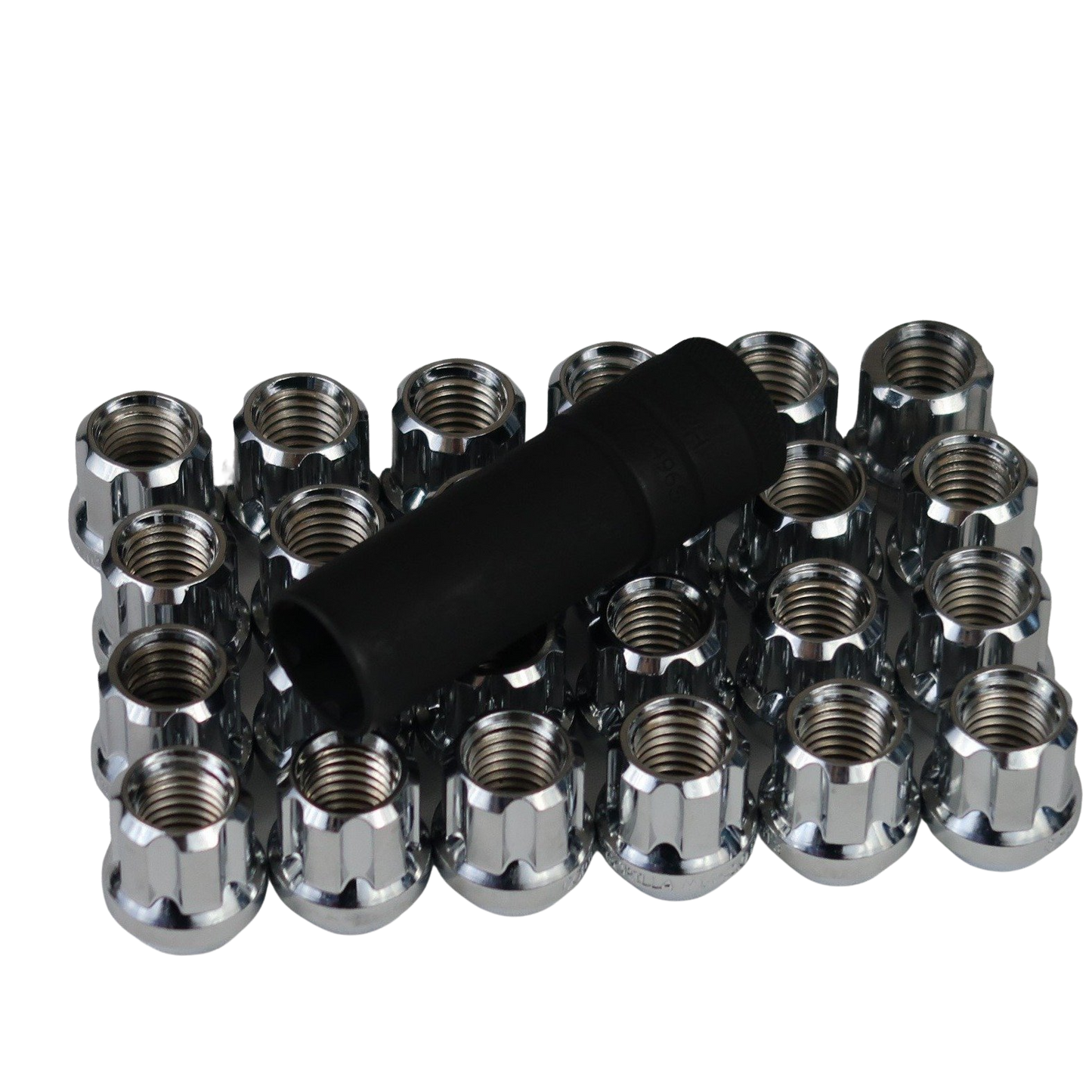 Lug Nuts Kit 20 | 24 | 32 Black or Chrome FREE (WITH WHEEL PACKAGE ONLY)