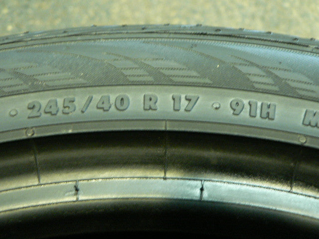 245/40/R17 Used Tires as Low as $45 - Tires and Engine Performance