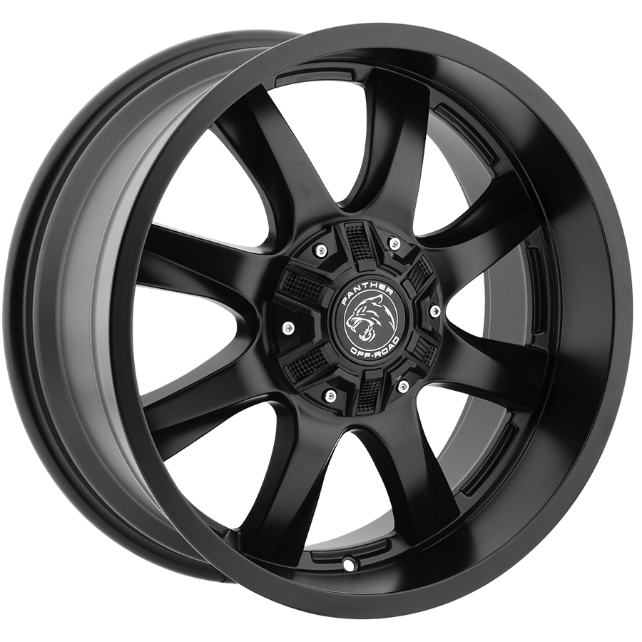 PANTHER 578 OFFROAD 18X9 10X135/139.7 OFFSET +00 FLAT BLACK - Tires and Engine Performance