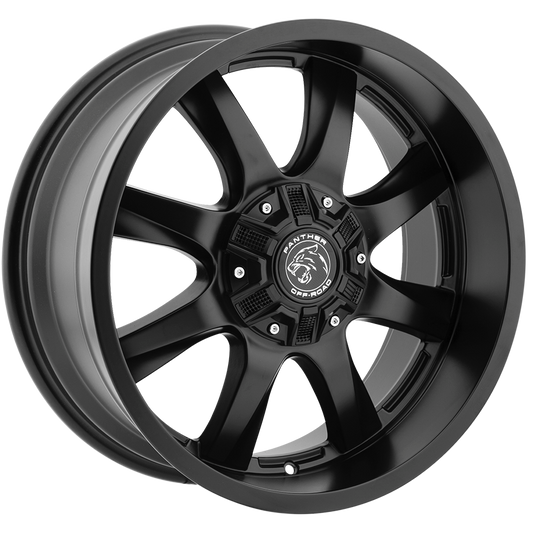PANTHER 578 OFFROAD 18X9 12X114.3/139.7 OFFSET -12 FLAT BLACK - Tires and Engine Performance
