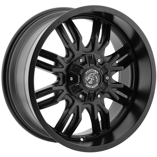 PANTHER 580 OFFROAD 20X9 10X139.7/150 OFFSET -12 GLOSS BLACK - Tires and Engine Performance