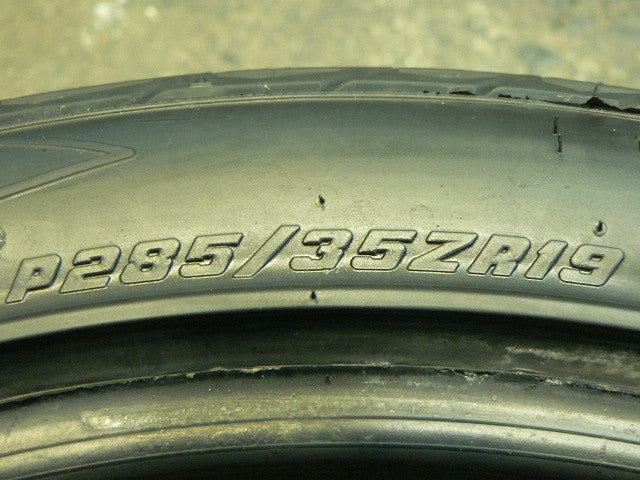 285/35/R19 Used Tires as Low as $55 - Tires and Engine Performance
