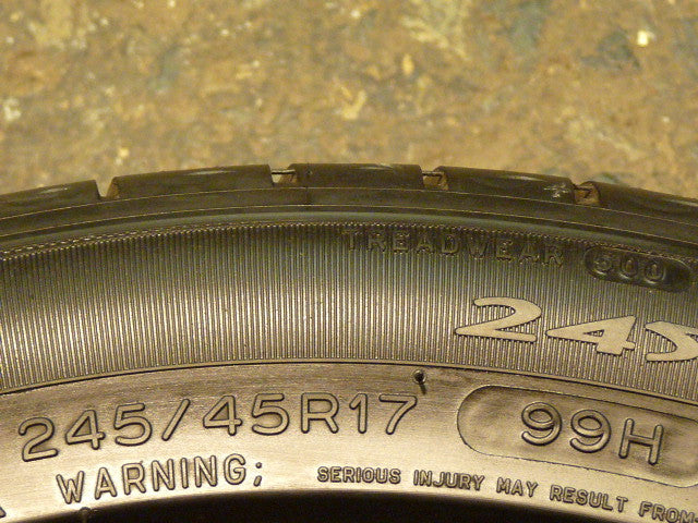 245/45/R17 Used Tires as Low as $45 - Tires and Engine Performance