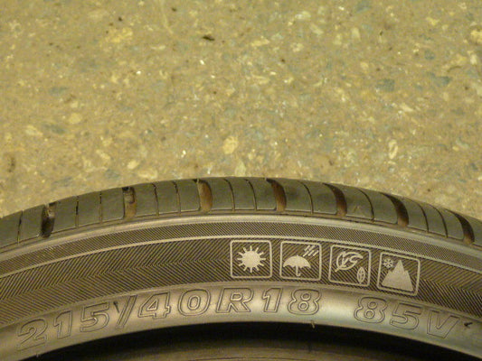 215/40/R18 Used Tires as Low as $50 - Tires and Engine Performance