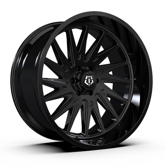 TIS 547B 24x12 -44 6x135 GLOSS BLACK - Tires and Engine Performance