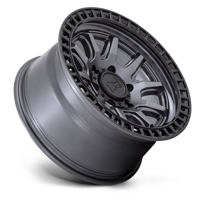 Black Rhino CALICO 20X9 0 6X135 MATTE GUNMETAL WITH MATTE BLACK LIP