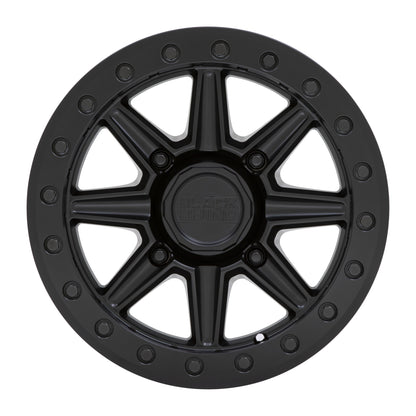 Black Rhino Powersports WEBB UTV BEADLOCK 14X7 36 4X110 MATTE BLACK