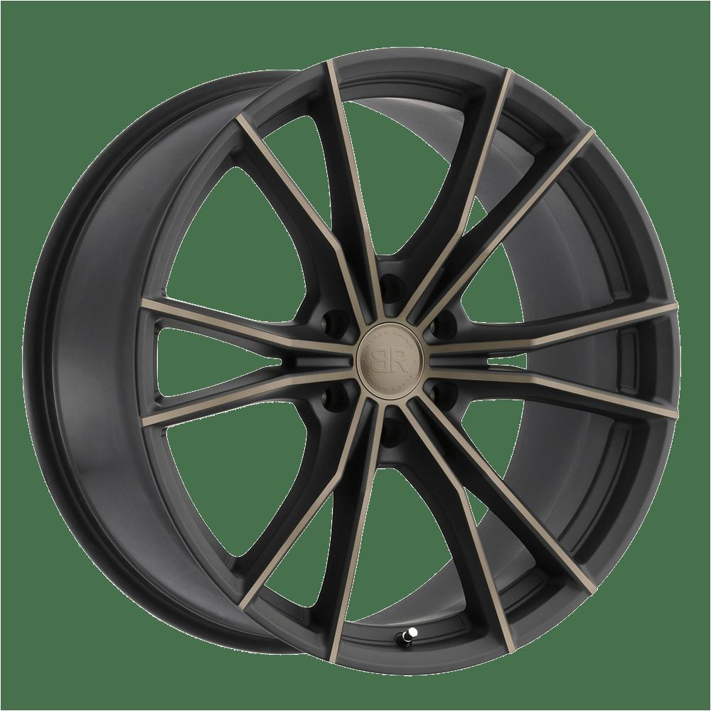 Black Rhino ZION 20X9 30 6X135/6X135 MATTE BLACK W/ MACHINED FACE & DARK MATTE TINT