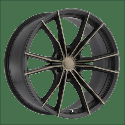 Black Rhino ZION 20X9 30 6X135/6X135 MATTE BLACK W/ MACHINED FACE & DARK MATTE TINT