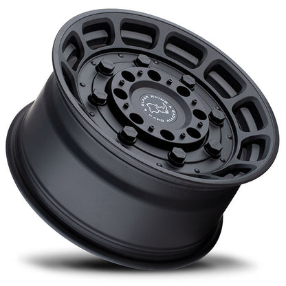 Black Rhino WARTHOG 17X8.5 0 6X120 MATTE BLACK