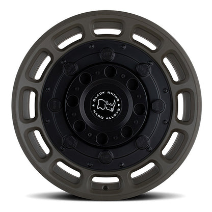 Black Rhino WARTHOG 20X9.5 -18 5X127 MATTE OLIVE DAB GREEN WITH BLACK CENTER