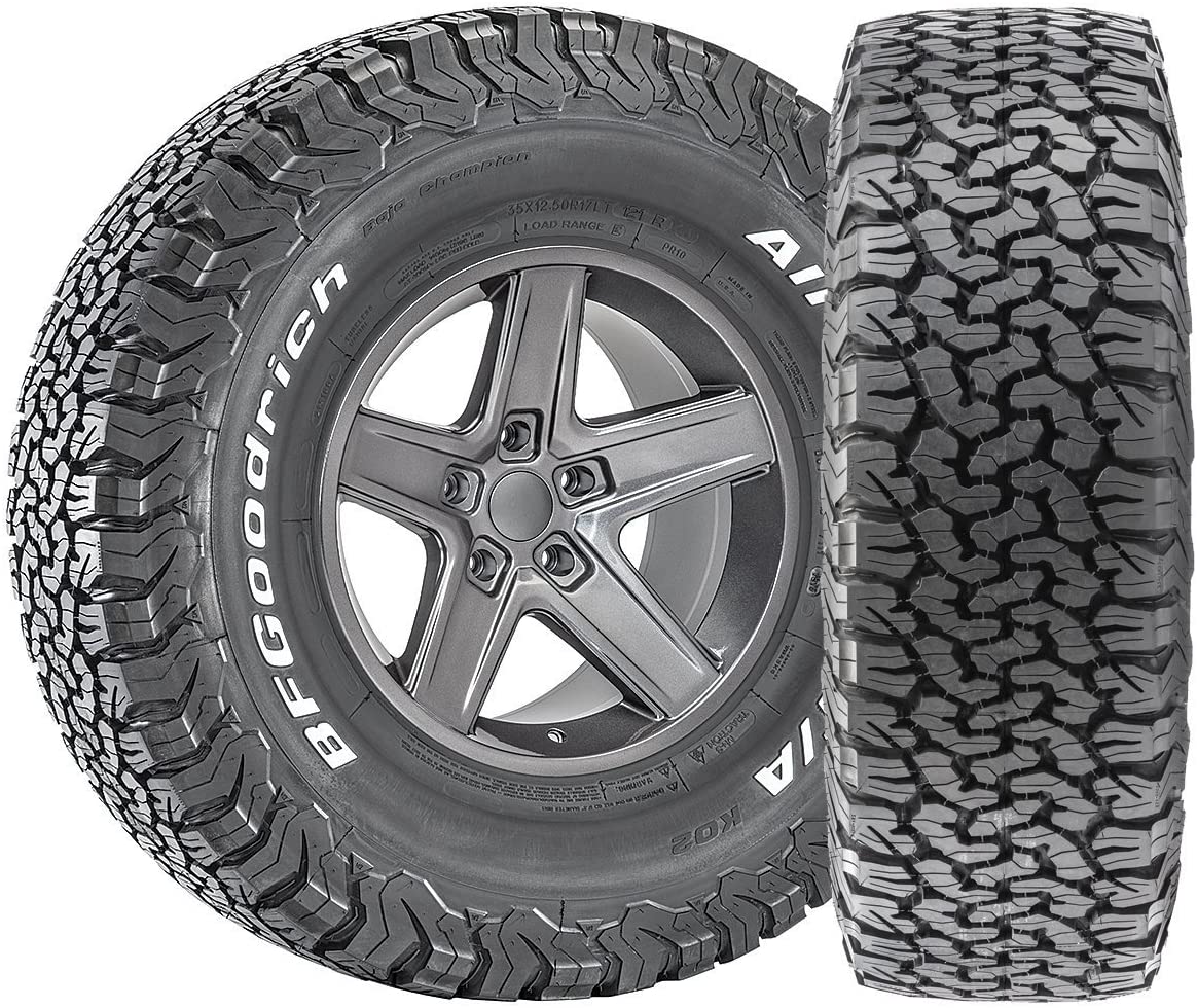 XD827 Rockstar 20x10 -24 8x165.1 (8x6.5) Matte Black with BFGoodrich LT285/60R20 E All-Terrain T/A KO2 - Tires and Engine Performance