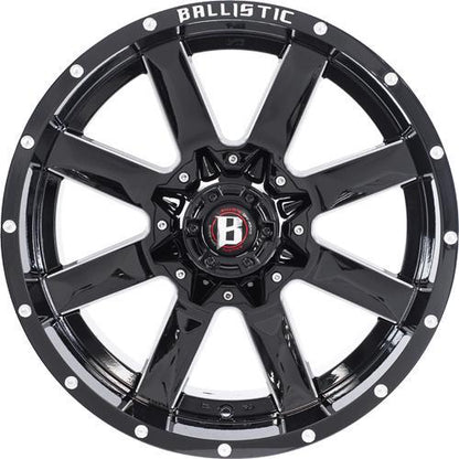 Ballistic 959 Rage 20x10 -19 8x170/165.1 (8x6.5) Gloss Black Milled - Tires and Engine Performance