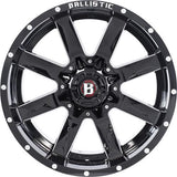 Ballistic 959 Rage 22x12 -50 6x135/139.7 (6x5.5) Gloss Black and Milled