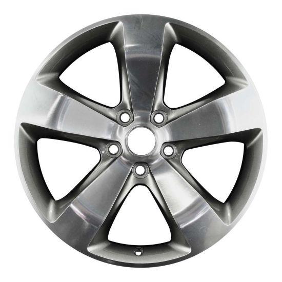 Jeep Replica Wheel 20x8 +56.4 5x127 (5x5) Polished With Charcoal Windows - Tires and Engine Performance