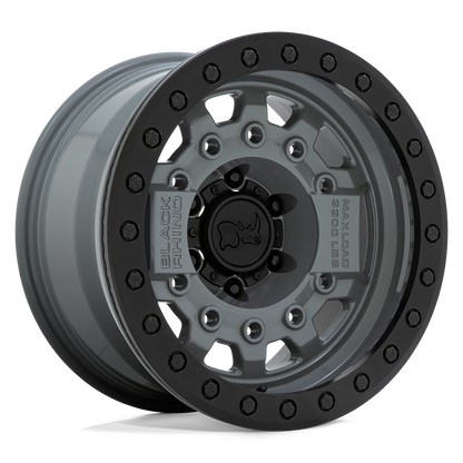 Black Rhino AVENGER BEADLOCK 17X8.5 0 6X139.7/6X5.5 BATTLESHIP GRAY W/ BLACK HARDWARE