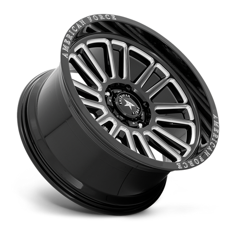 American Force AC003 WEAPON 22x10 -18 6x139.7/6x5.5 Gloss Black Milled
