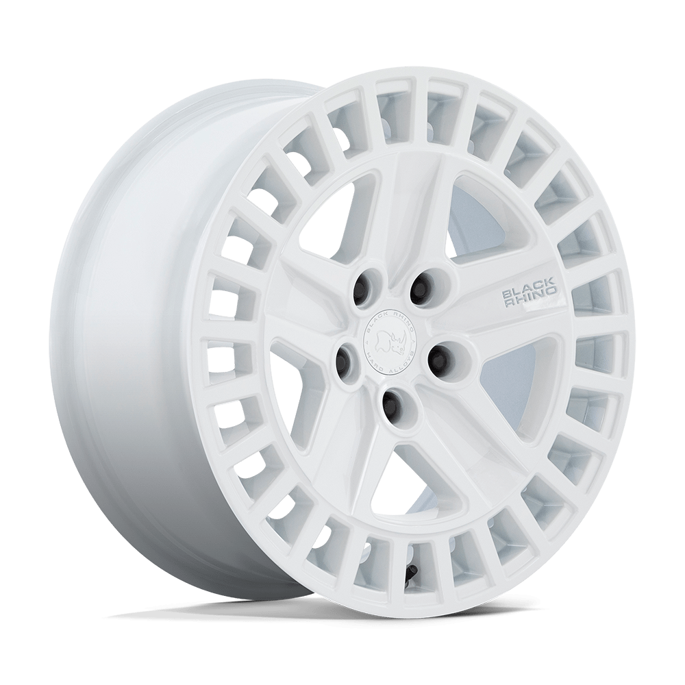 BLACK RHINO ALSTON 18X8.5 25 5X127 GLOSS WHITE