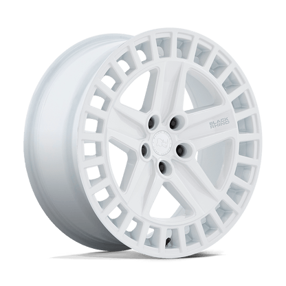 BLACK RHINO ALSTON 20X8.5 25 5X114.3 GLOSS WHITE