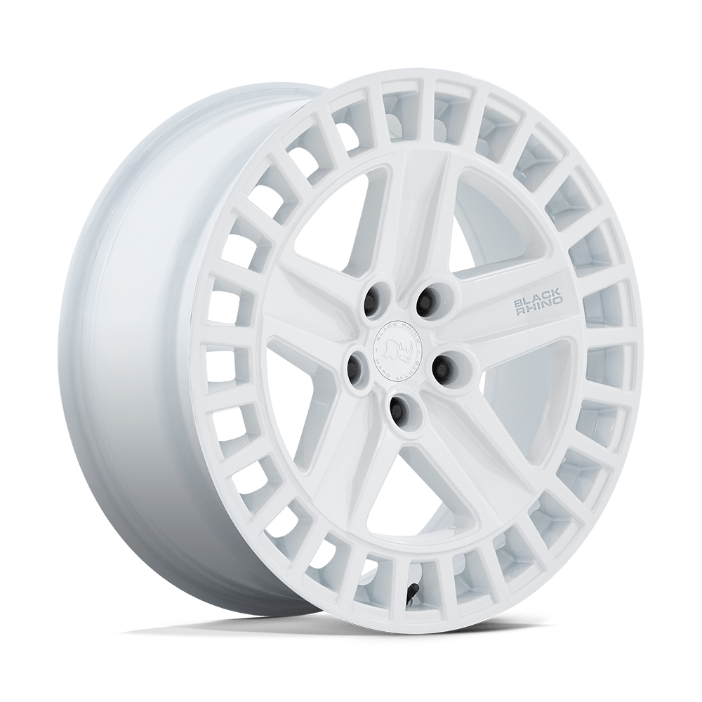 BLACK RHINO ALSTON 20X8.5 25 5X127 GLOSS WHITE