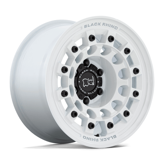 BLACK RHINO FUJI 17X8 38 5X114.3 GLOSS WHITE