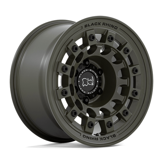 BLACK RHINO FUJI 17X8 30 5X114.3 OLIVE DRAB GREEN