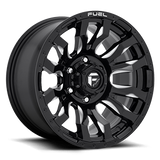 Fuel Blitz D673 22x10 -18 8x170 Black and Milled