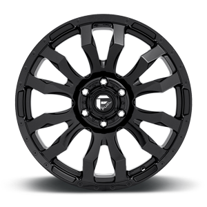 Fuel Blitz D675 22x12 -44 5x127(5x5) Gloss Black - Tires and Engine Performance