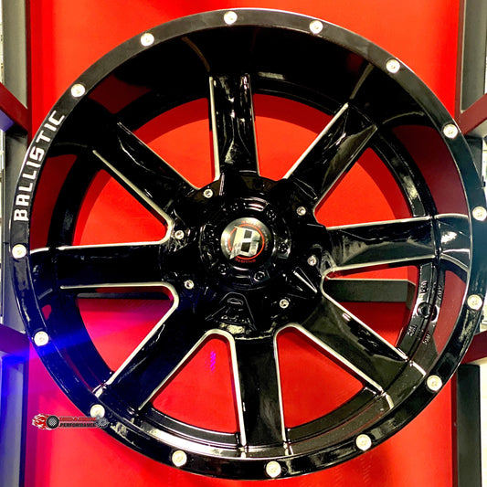 Ballistic 959 Rage 22x12 -50 - Tires and Engine Performance