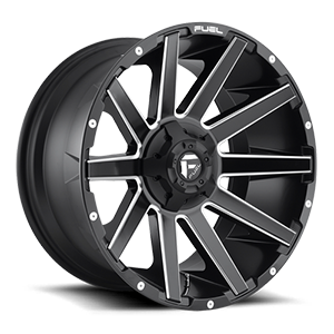 Fuel Contra D616 22x10 -18 5x139.7(5x5.5)/5x150 Matte Black and Milled - Tires and Engine Performance