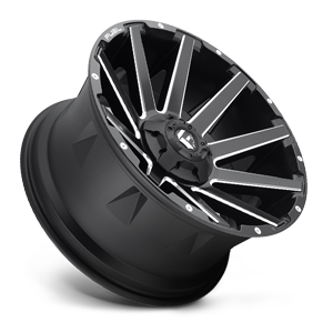 Fuel Contra D616 22x10 -18 5x114.3(5x4.5)/5x127(5x5) Matte Black and Milled - Tires and Engine Performance
